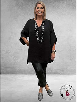 ONLY-M Pantalon Leerlook PELLE FLAIR Zwart  